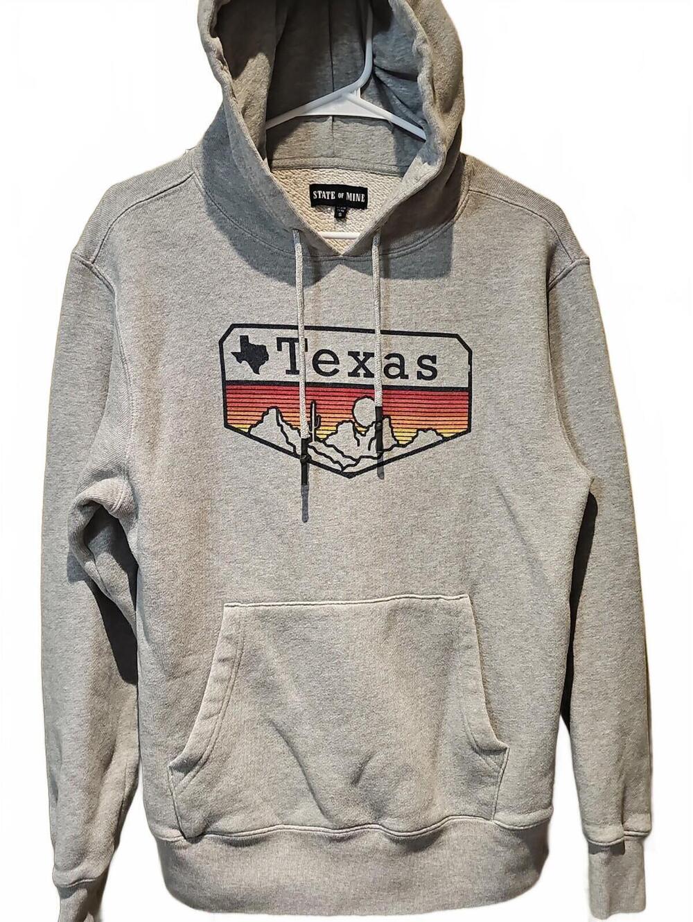 Houston Astros Themed Graphic Hoodie Sweater Microfleece Lined Adult S